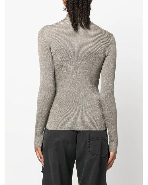 Twinset Geribbelde Trui in het Gray