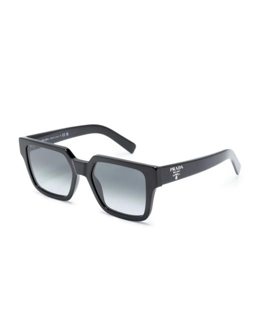 Prada Blue Square-Frame Sunglasses for men