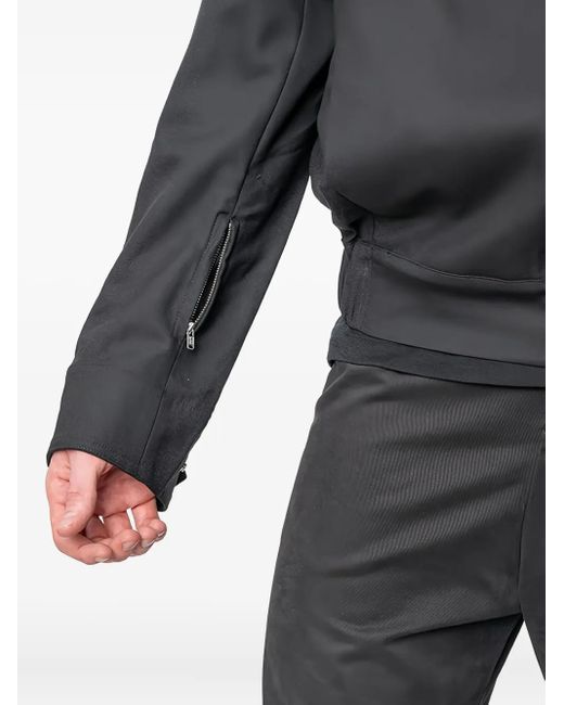 JOE CHIA Gray Zip Bane Wool Jacket for men