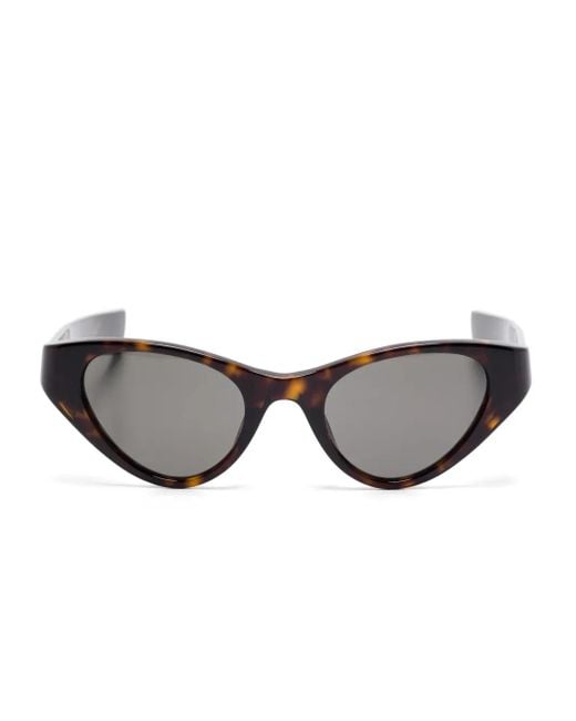 Saint Laurent Gray Cat-Eye Frame Sunglasses
