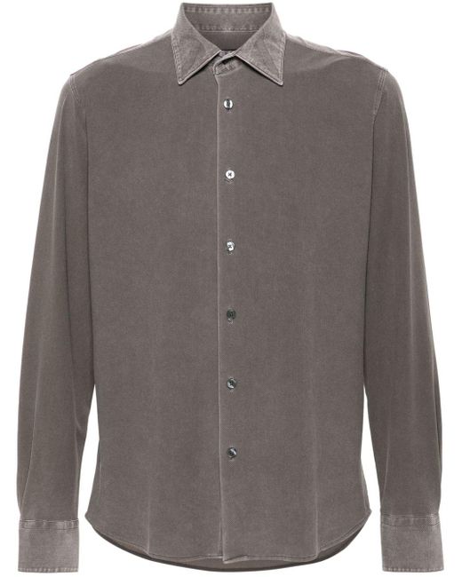 Rrd Gray Piqué-weave Polo Shirt for men