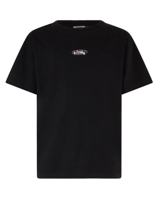 Gcds Black Spikey Dice T-Shirt for men