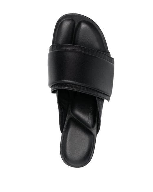 Jacquemus Black Les Splash Aqua Heeled Mules
