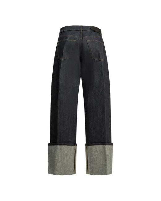 Givenchy Black Turn-Up Cuff Jeans