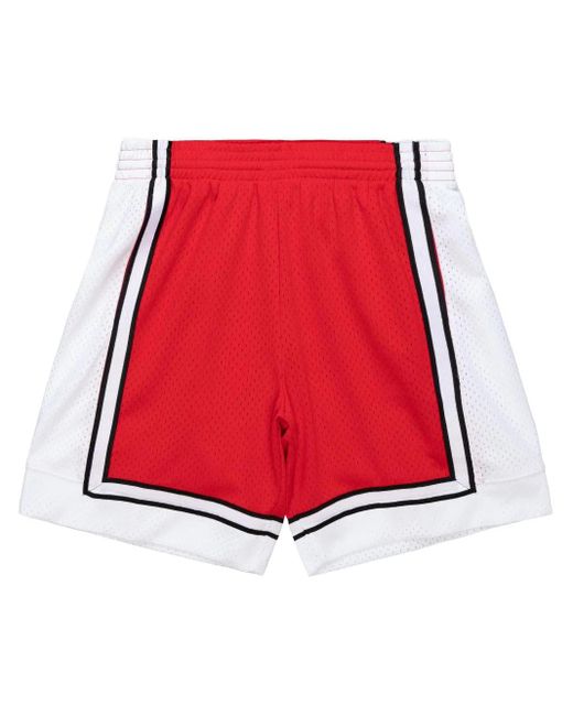 メンズ Mitchell & Ness 1989 "unlv Rebels" ショートパンツ Red