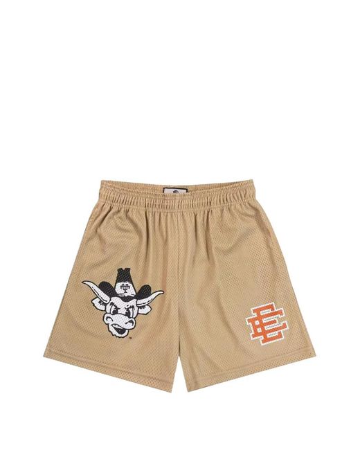 Eric Emanuel Natural Logo-Detail Shorts for men