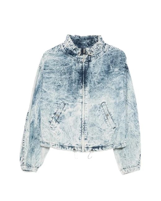 Isabel Marant Blue Plume Cotton Jacket