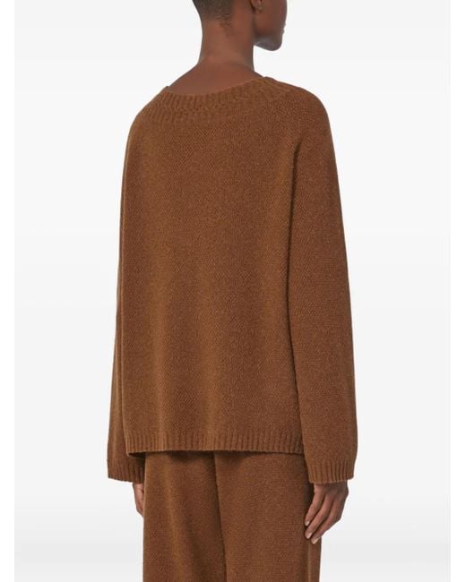 Jersey con manga raglán Max Mara de color Brown