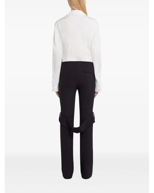 Courreges White Two-Flap Pocket Shirt