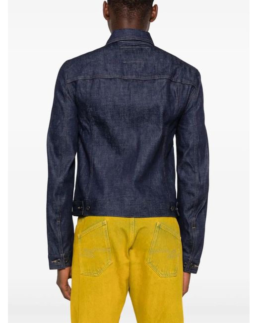 Rick Owens Denim Jack in het Blue voor heren