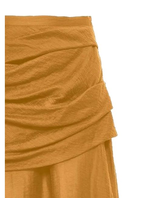 Devotion Natural Draped Skirt