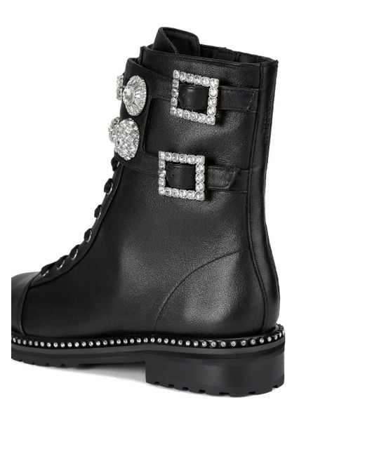 Bottines Stoop À Ornements En Cristal Kurt Geiger en coloris Black