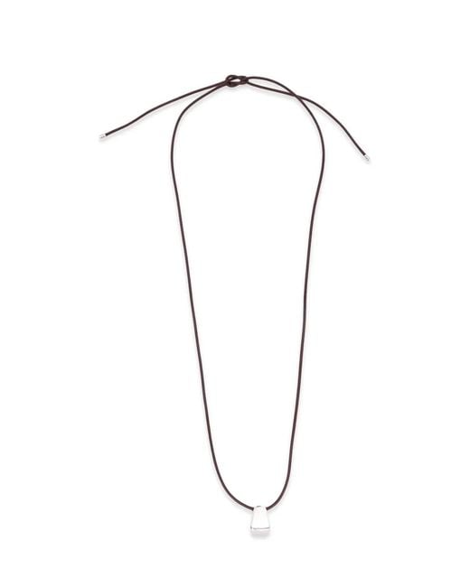 Missoma White Collier Lucy Williams Arco Cord