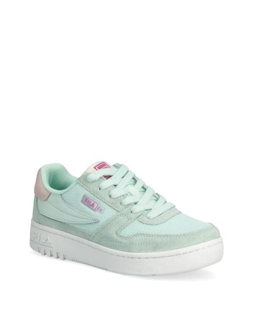 Fila Green Logo-Patch Sneakers