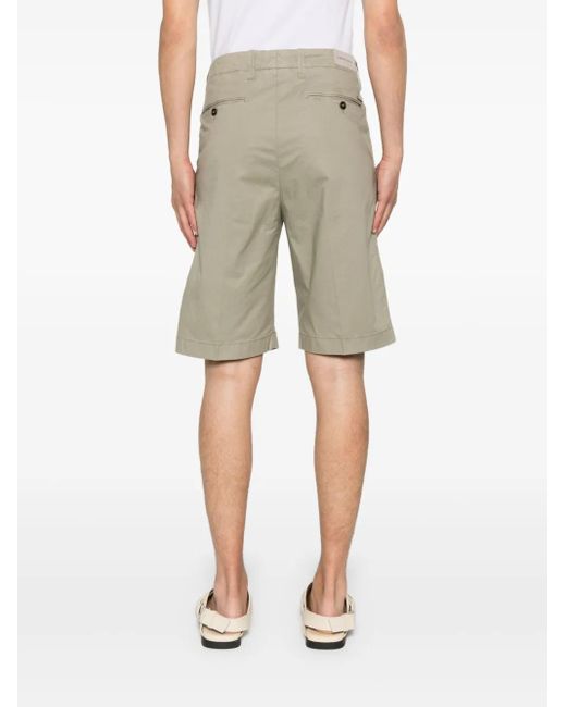 Corneliani White Cotton-Blend Shorts for men