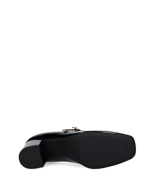 Love Moschino Black Patent-Leather Pumps