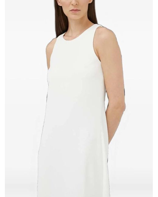 Vestido midi sin mangas con cuello redondo Drykorn de color White