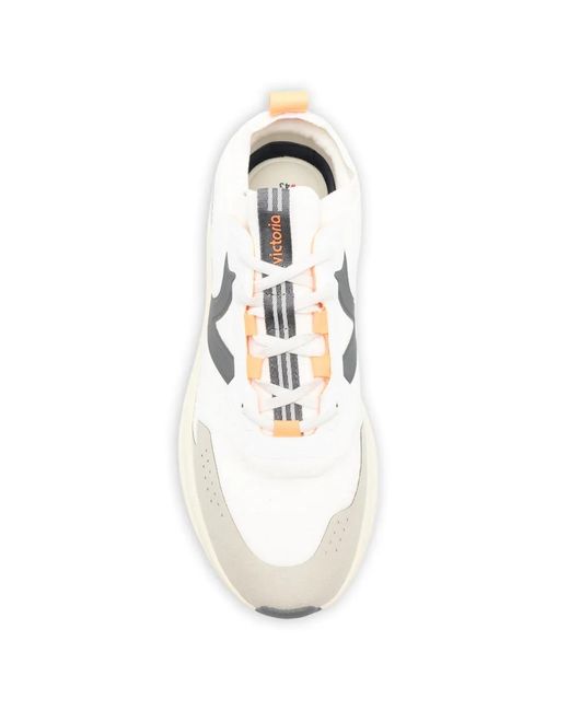 Victoria White Logo-Patch Sneakers for men