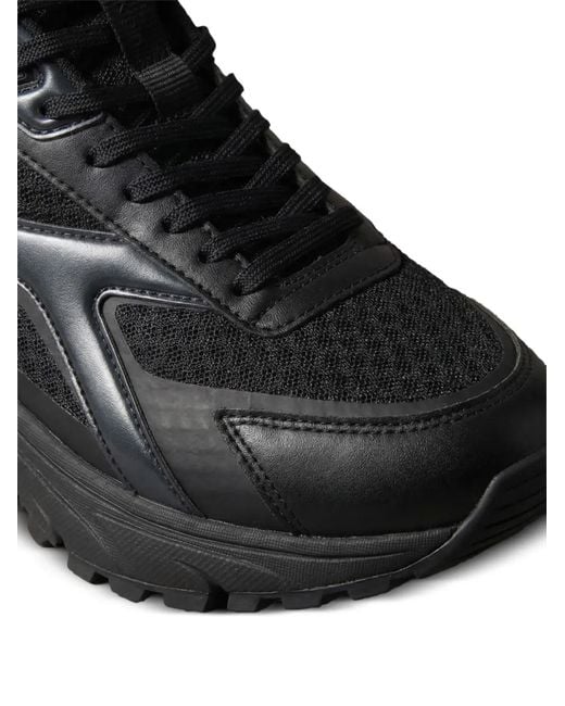 Calvin Klein Black Panelled Chunky-Sole Trainers for men