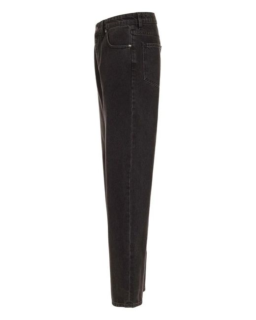 Just Cavalli Black Logo-Patch Jeans for men