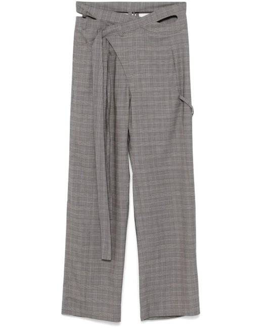 OTTOLINGER Wool Blend Wrap -broek in het Gray