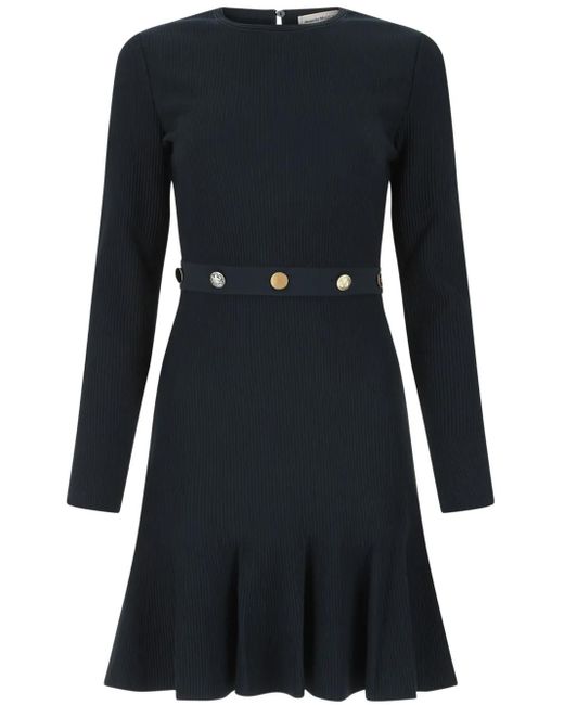 Alexander McQueen リブニット ミニドレス Black