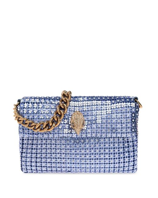 Borsa A Spalla Party Piccola di Kurt Geiger in Blue