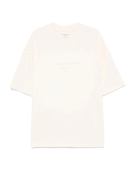 メンズ UNTITLED ARTWORKS ロゴ Tシャツ White