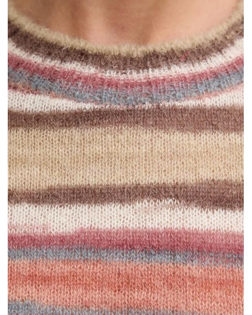 A.P.C. Blue Gestreifter Pull Gabby Pullover