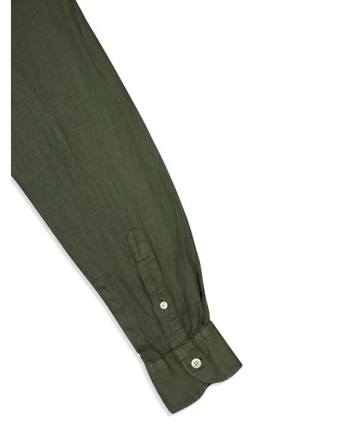 Boglioli Green Linen Shirt for men