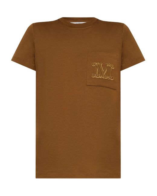 Max Mara ロゴ Tシャツ Brown