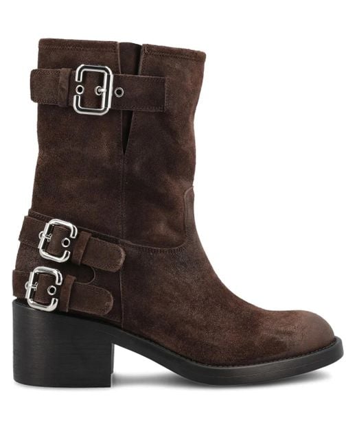 Chloé Brown Dakota Leather Boots
