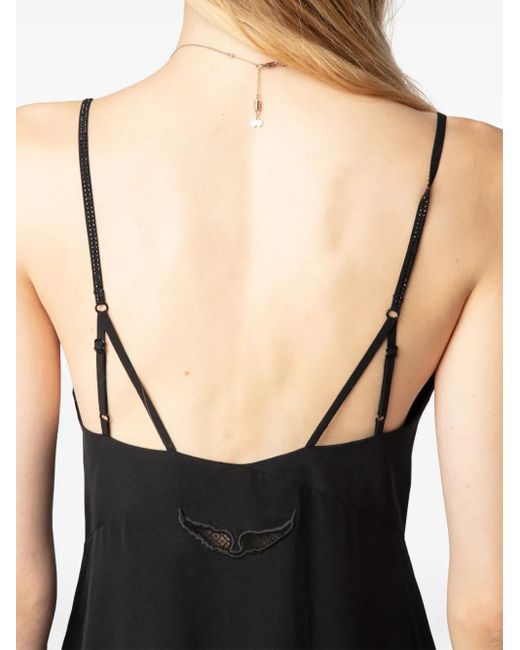 Zadig & Voltaire Black Ramelil Maxi Dress