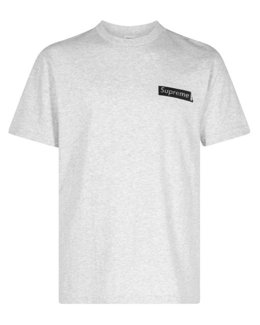 Supreme White Static "grey" T-shirt