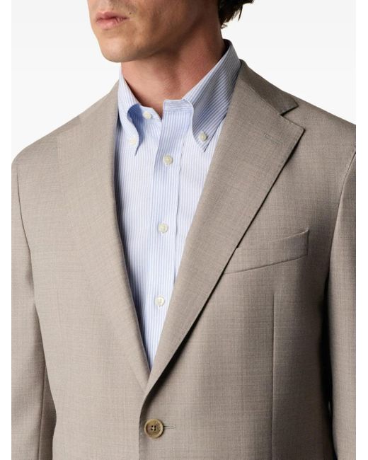 Brooks Brothers Gray Single-Breated Blazer for men