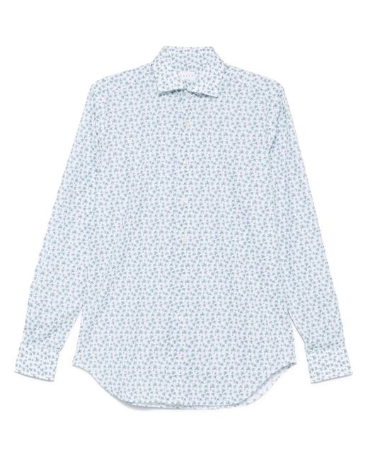 メンズ Xacus フローラル シャツ Blue