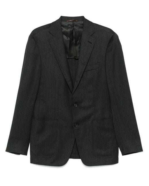 Canali Black Wool Blazer for men