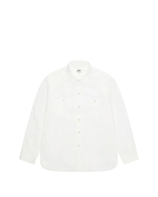 Fortela White Patch-Pocket Shirt for men