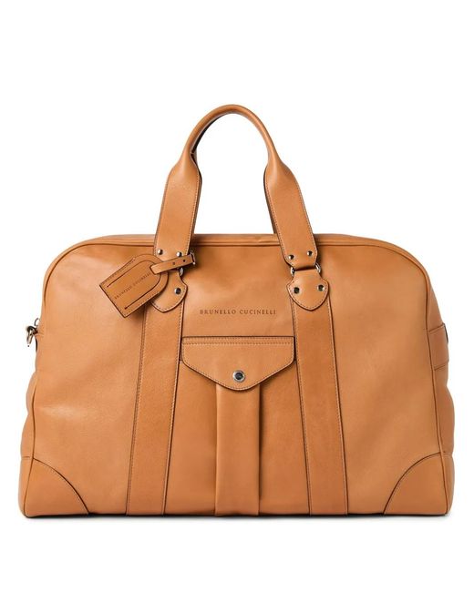 Borsa di Brunello Cucinelli in Brown da Uomo