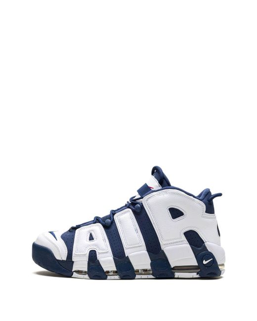 Nike Blue Air More Uptempo "Olympic" Sneakers for men