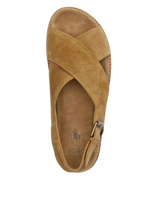 Polo Ralph Lauren Zane Sandals in Brown for Men | Lyst UK