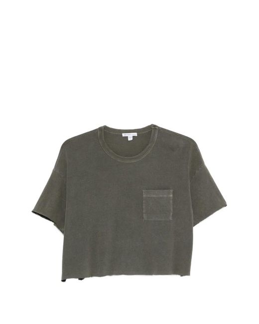 James Perse Gray Pocket Short-Sleeve T-Shirt