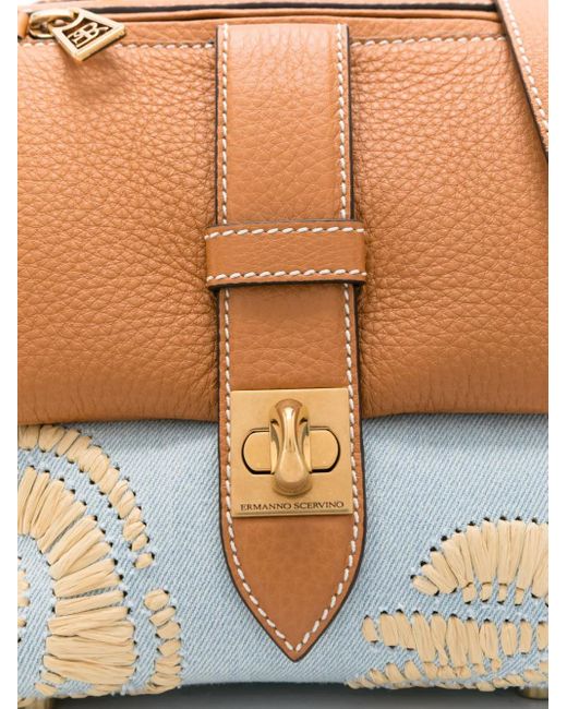 Borsa Tote Liza Mini di Ermanno Scervino in White