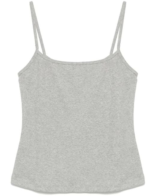 Reformation Gray Avi Tank Top