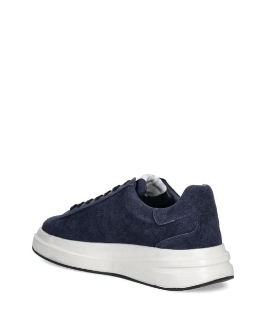 Guess Elba Plateau-Sneakers aus Wildleder in Blue für Herren