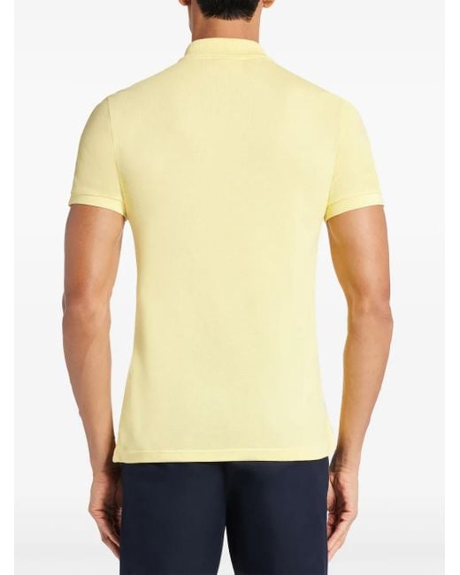 Lacoste Yellow Logo Polo Shirt for men