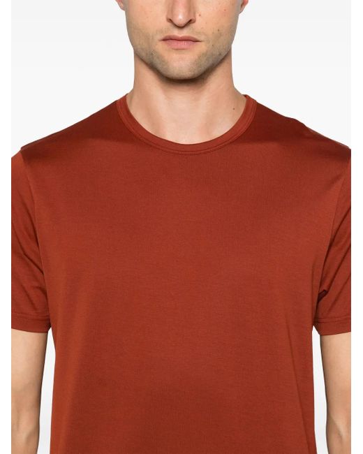 Sunspel Red T-Shirt Classic for men