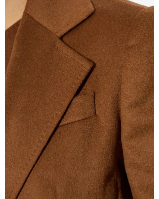 Max Mara Brown Camel Drap Short Jacket
