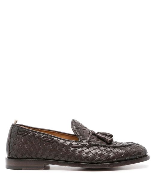 Officine Creative Brown Opera 004 Leather Loafers for men