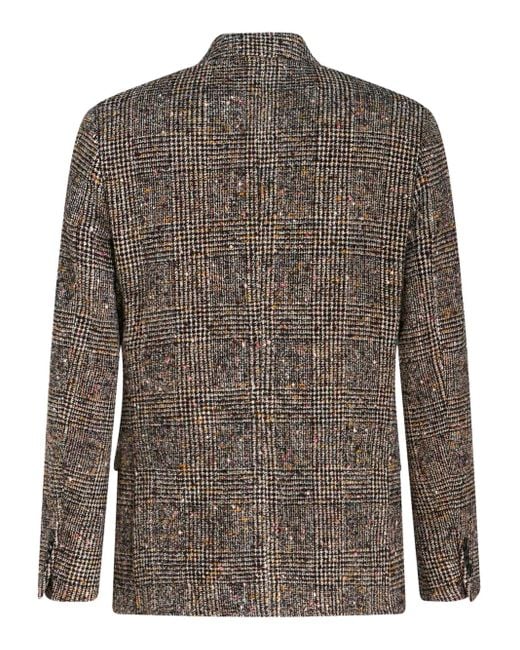 Etro Geruite Blazer in het Brown voor heren